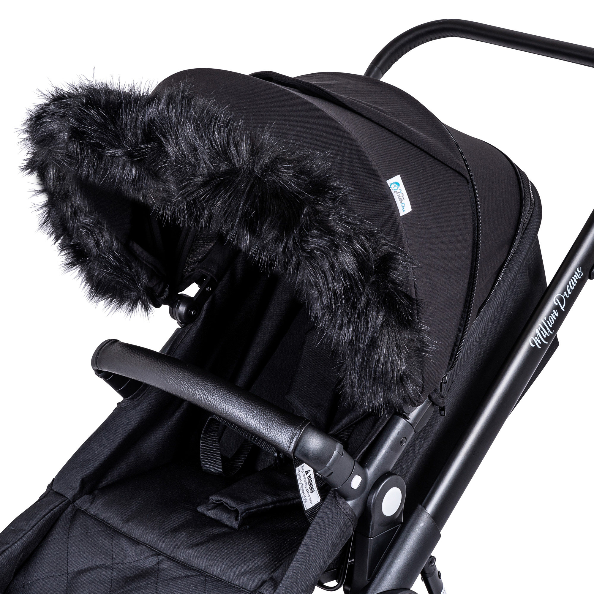 PRAM FUR HOOD Trim Attachment For Pushchair Compatible with Baby Jogger £17.99 PicClick UK